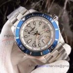 Perfect Replica Breitling Superocean Blue Bezel White Dial 43mm Automatic Watch